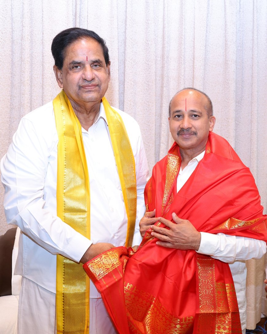 ఆధ్యాత్మికత భక్తి భావం 99 శాతం పచ్చదనంతో తిరుమల : టీటీడీ ఈవో ముద్దాడ రవిచంద్ర